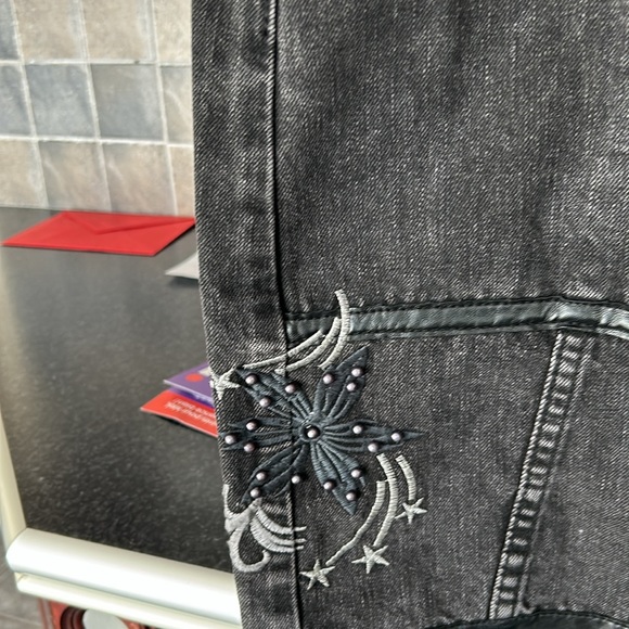 DESIGUAL black wash denim skirt size 28 (US8) - Picture 12 of 15